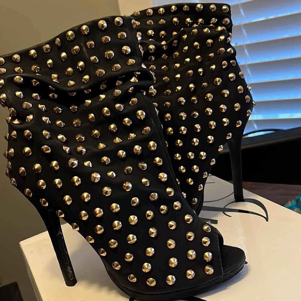 Studded bootie